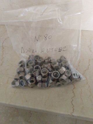 80 Dadi Autobloccanti M12 Acciaio