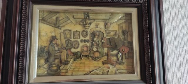 Cuadro 3D Anton Pieck - relieve