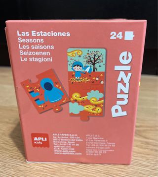 Puzzle Apli Kids 24 piezas - Las Estaciones
