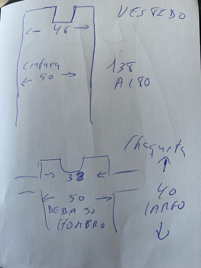 Vestido Sevillana azul y multicolor