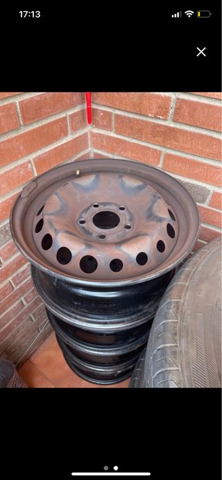 4 Llantas Hierro R15 Renault Megane 3