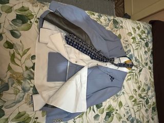 Traje azul adulto