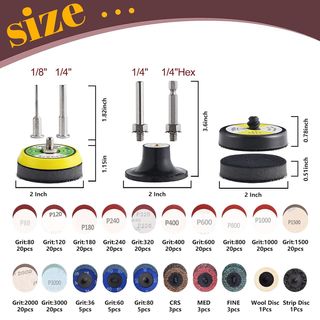 Kit Lijado 270 piezas - Multiusos