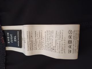 Falda larga negra con flores