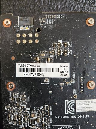 Tarjeta gráfica Asus GTX 1060 6GB