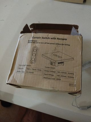 Interruptor inalámbrico para cortinas RF+WiFi