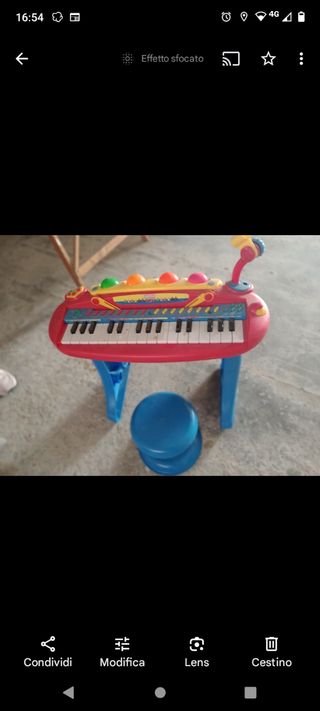 Pianoforte giocattolo bimbi