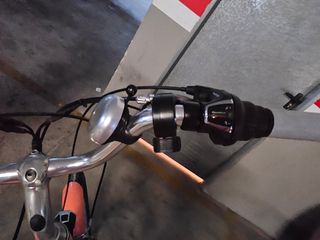 Bicicleta eléctrica marca Electra mujer color cora