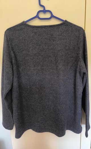 Jersey invierno mujer gris - talla pequeña 