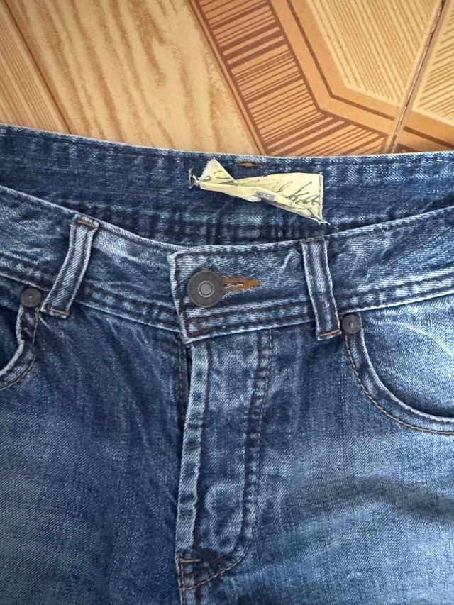 Bermudas Bershka - Vaqueras azules