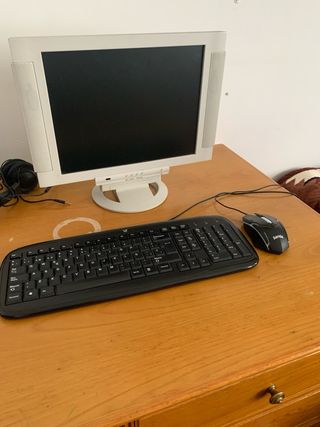 Monitor, teclado y ratón