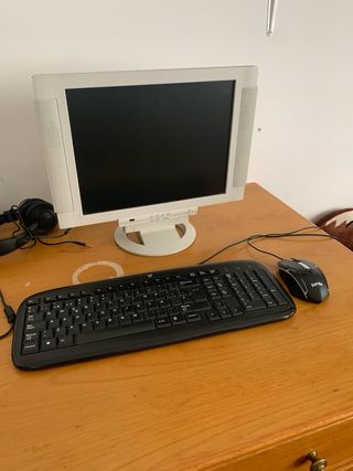 Monitor, teclado y ratón