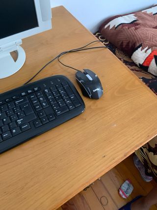 Monitor, teclado y ratón