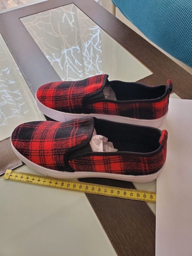 ✅ Zapatillas Tenis ASOS Design rojas, talla 38