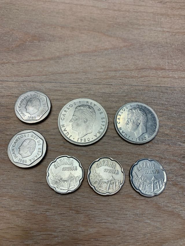 Monedas antiguas pesetas España