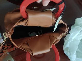 Bolso Lola Casademunt marrón-naranja