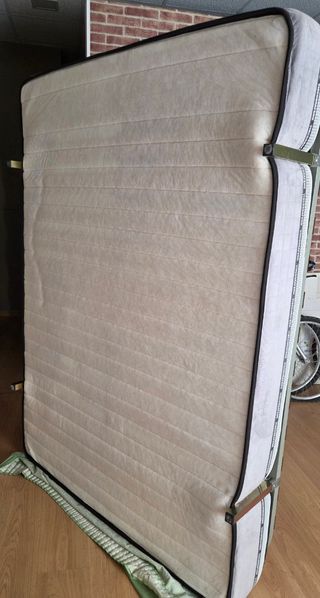 Cama 135cm + 2 Cuadros + Somier 90cm