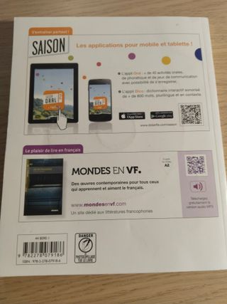 Saison 2 A2/B1 PACK COMPLETO