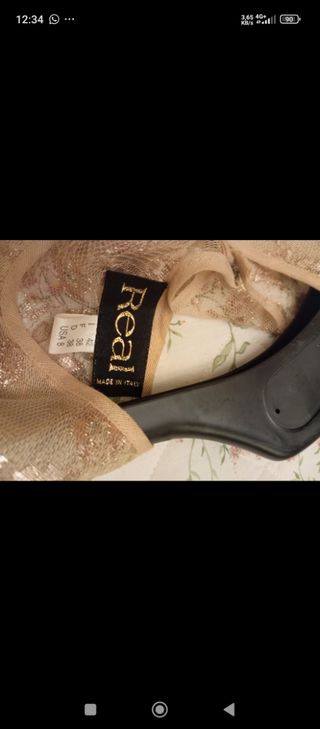  Atelier Blazer gonna lunga e top pizzo oro beige 