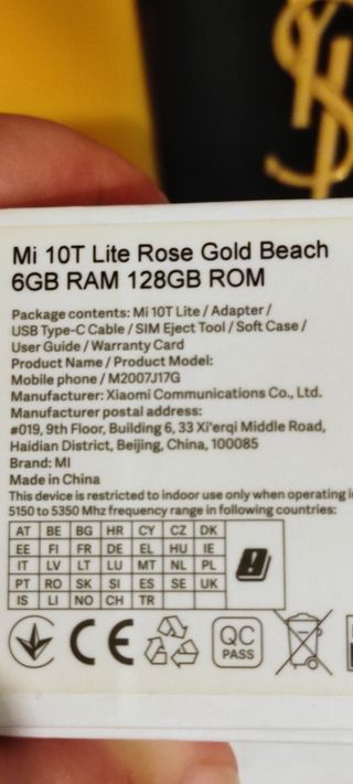 Xiaomi Mi 10T Lite 5G - 128GB