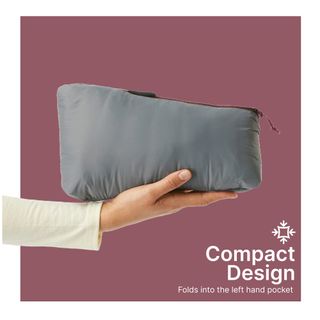 Plumífero de montaña y trekking con capucha Mujer Forclaz