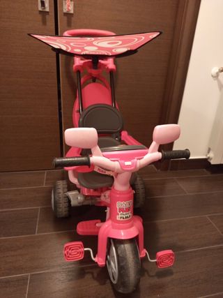 Triciclo infantil rosa feber