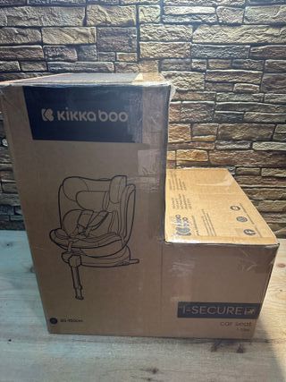 KikkaBoo i-Size i-Secure Silla de coche con pata