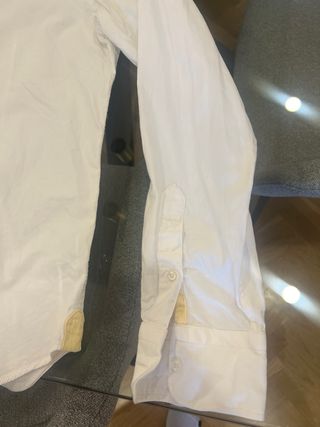 Camisa Zara blanca hombre