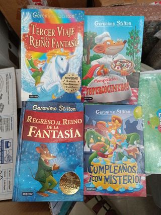 Pack libros geronimo Stilton