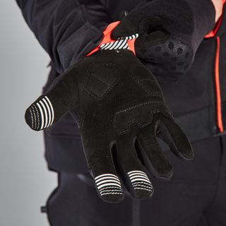 Guantes ciclismo mtb largos verano Rockrider St 500 negros
