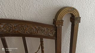 Cabecero bronce antiguo