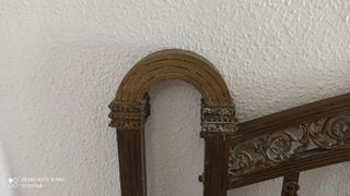 Cabecero bronce antiguo