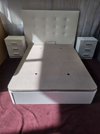 Set habitación matrimonio blanco