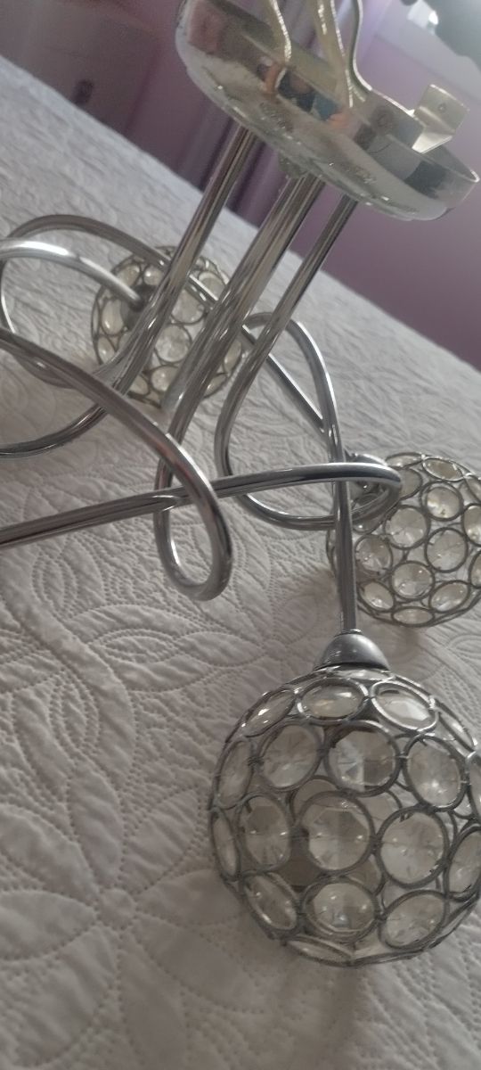 Lámpara colgante 5 luces cristal