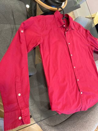 Camisa Zara roja talla M