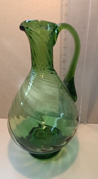 Jarrónes y jarras verdes vintage