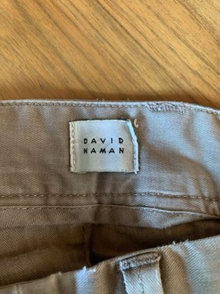 Pantaloni David Naman beige