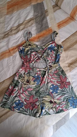 Mono corto floral verano talla S