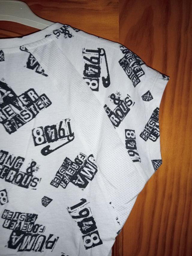 Camiseta Puma mujer blanca