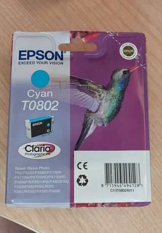 Tinta Epson Cyan T0802