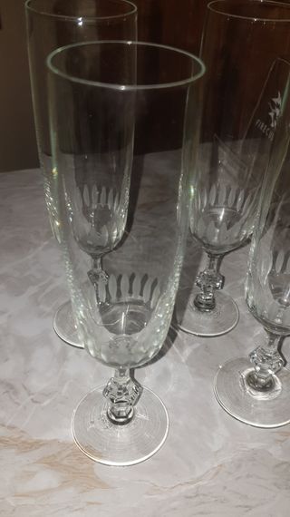 Bicchieri cristallo trasparenti - 4pz