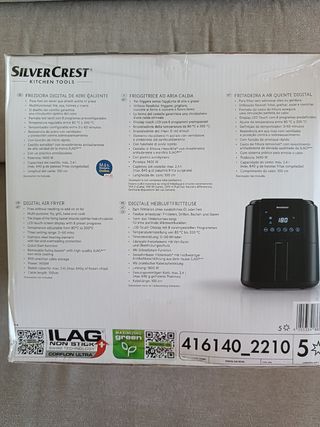 Freidora de aire Silvercrest 2,4L - 1400W