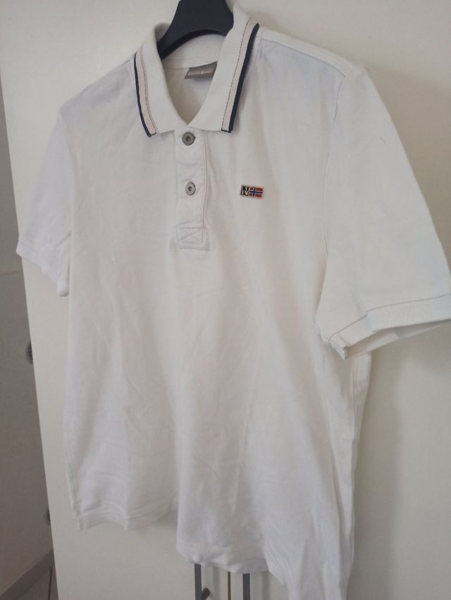 Polo Napapijri bianco tg. M