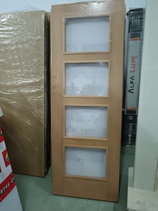 5 Puertas Interior Cristal  NUEVAS A ESTRENAR 
