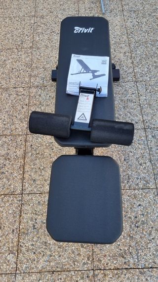 Banco musculación regulable Crivit