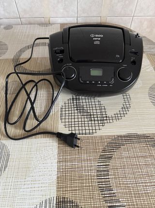 Reproductor CD Radio Elco - Negro