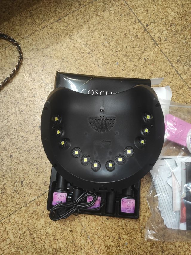 Kit uñas COSCELIA - lámpara UV