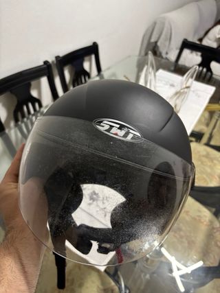Casco jet Shiro negro mate Talla M