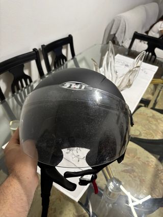 Casco jet Shiro negro mate Talla M