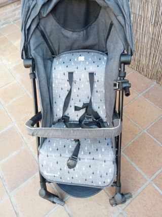 Silla paseo Kikkaboo - Plegable Gris
